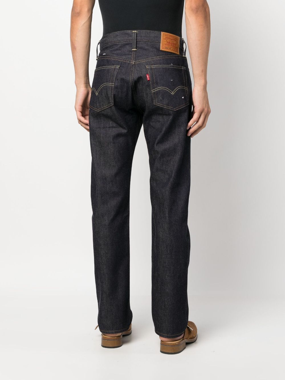 Levi's Men S 1922 501 Jeans Flat Finish Dark Indigo In Blue