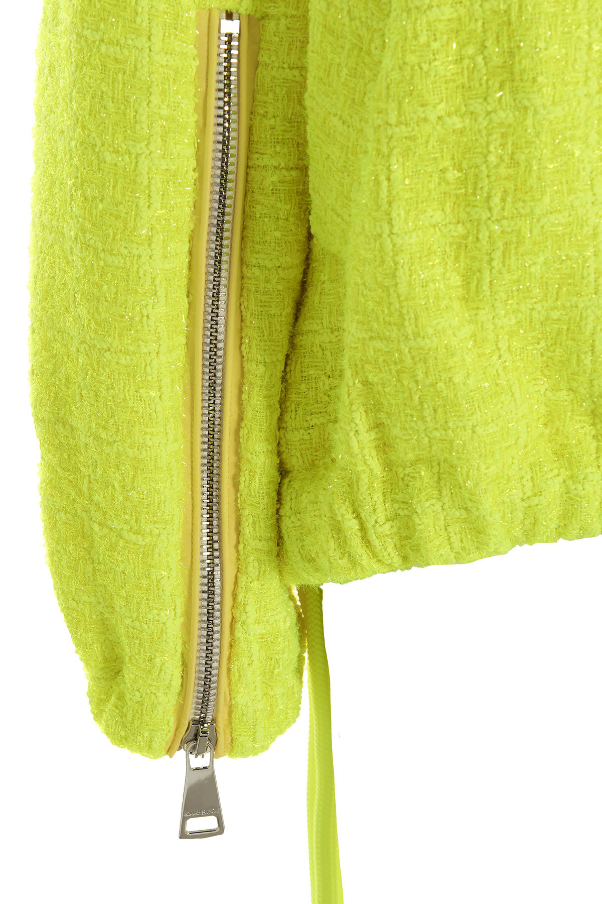 Khrisjoy Chris Windbreaker Tweed Casual Jackets And Parka Yellow In Yellow