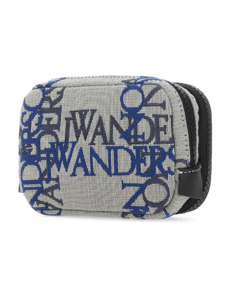 Jw Anderson Logo Jacquard Zip Pouch