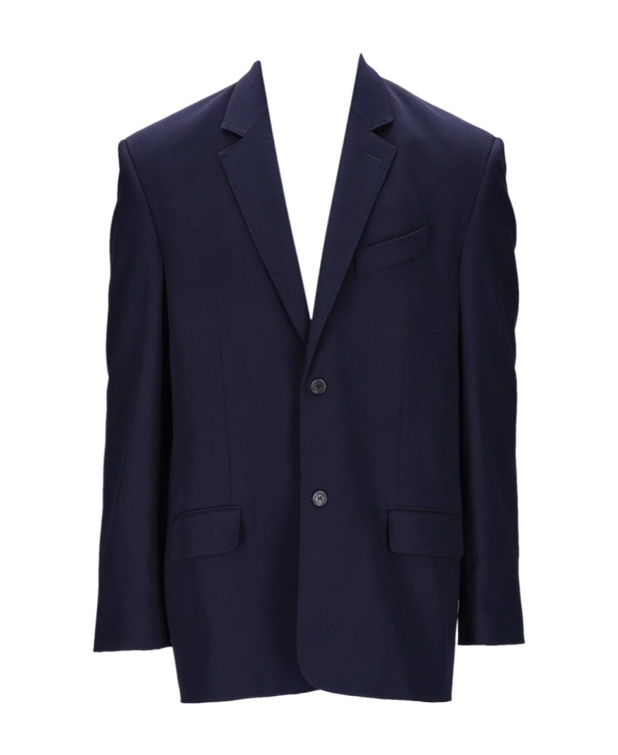 Balenciaga Single-breasted Blazer In Black