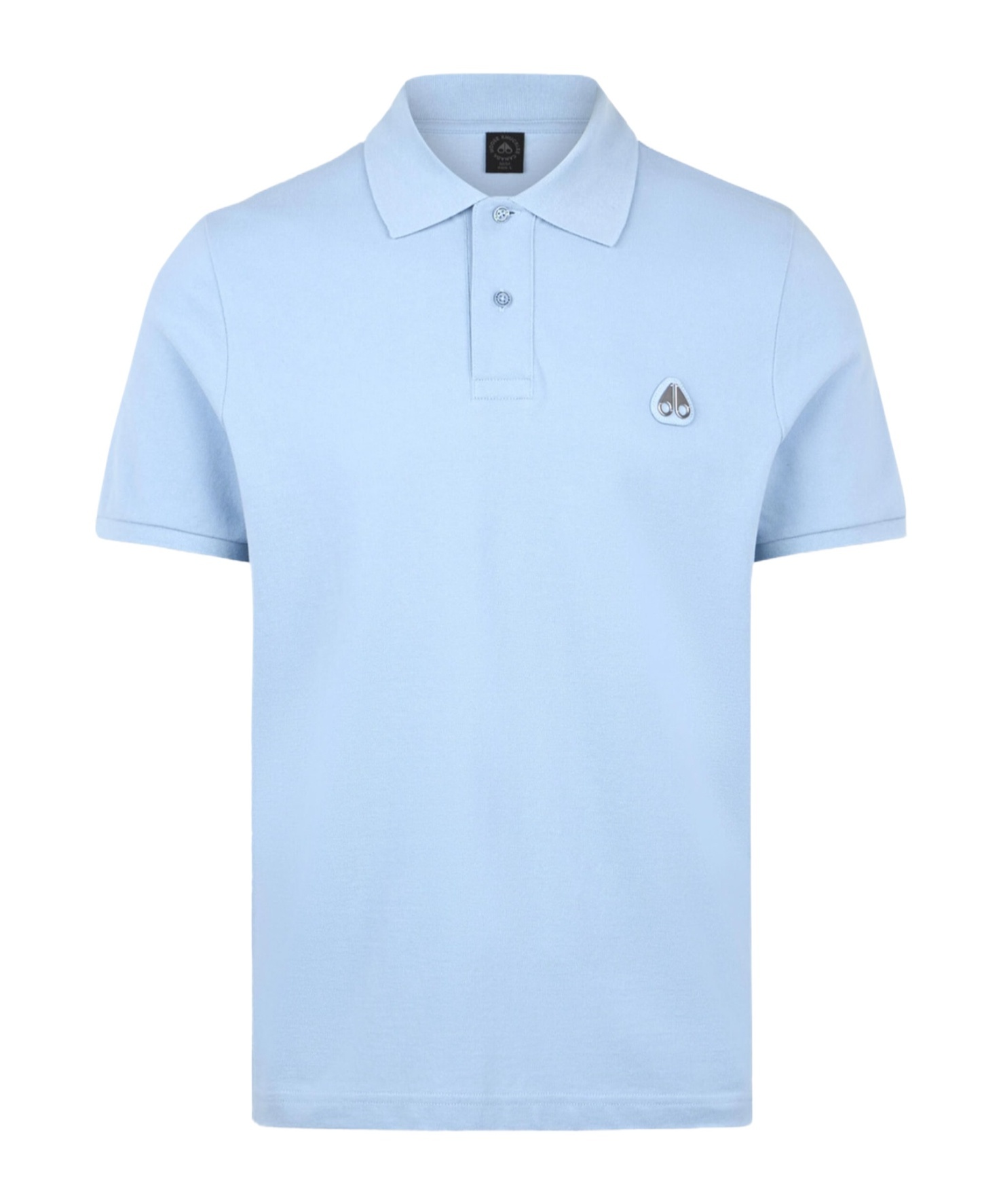 Moose Knuckles Short-sleeved Polo Shirt In Blue
