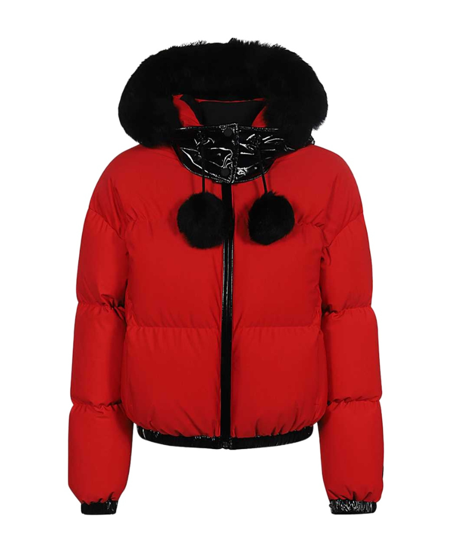 Moose Knuckles Long-sleeved Cotton Suit In Red