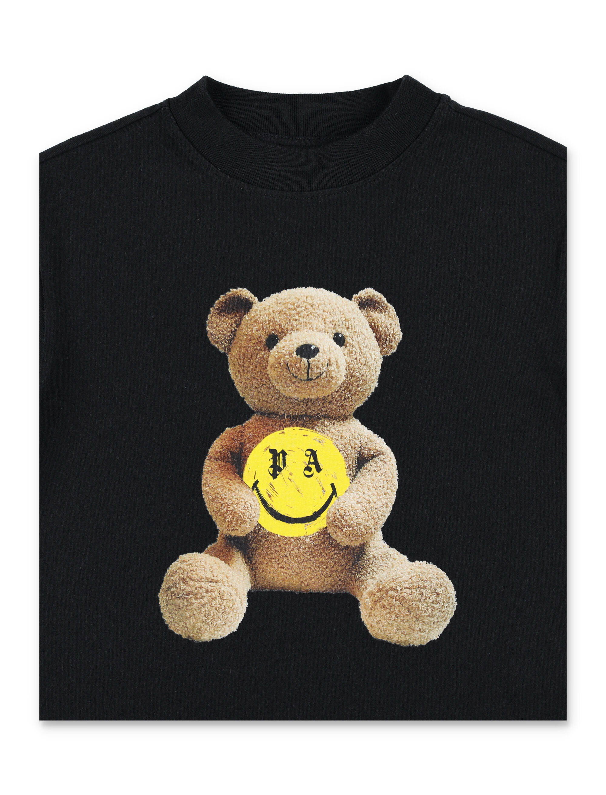 ★人気★【Palm Angels】'bear' Black Cotton T-shirt Bear cotton jersey T-shirt in black - Palm Angels Kids