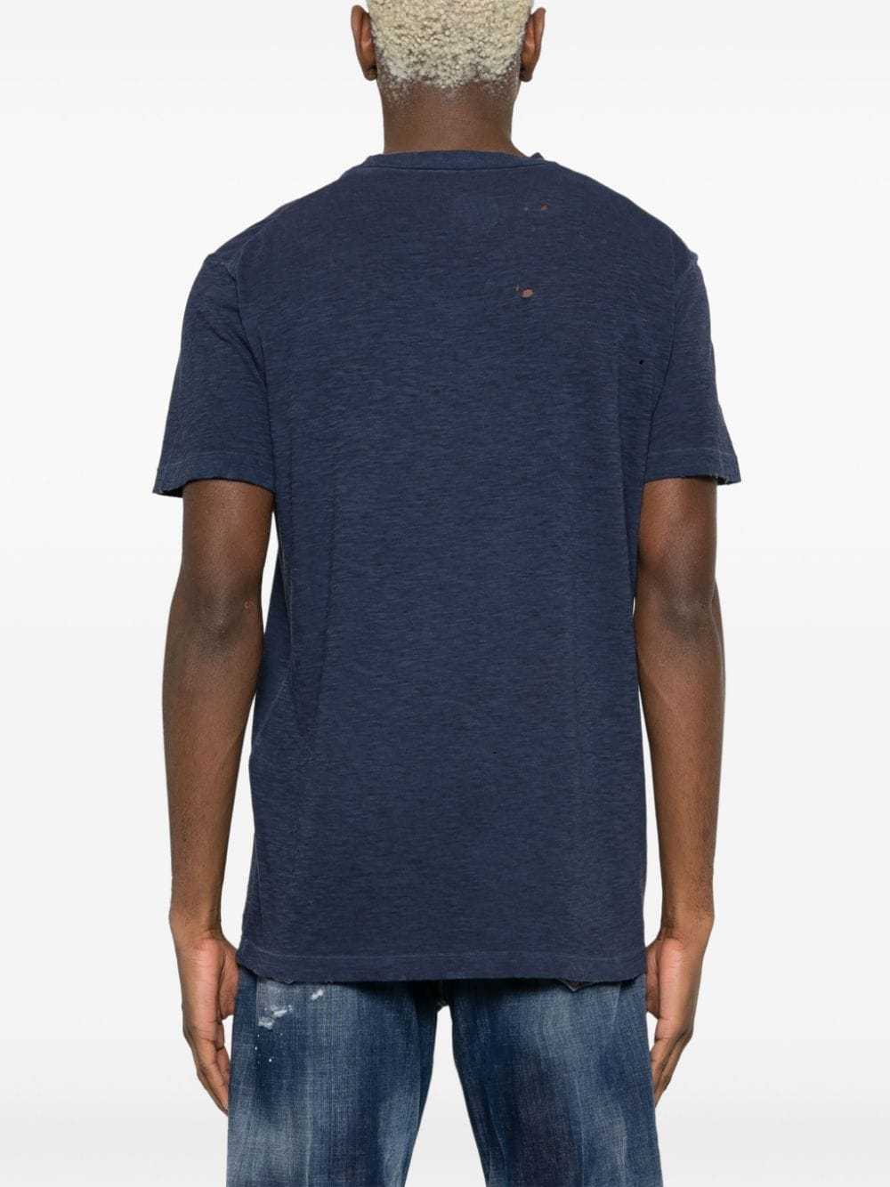 Dsquared2 Dsquared T Shirt With Logo In Blue