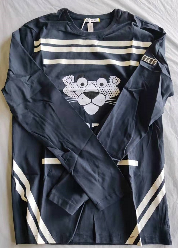 Iceberg Printed Long-sleeved T-shirt In Black
