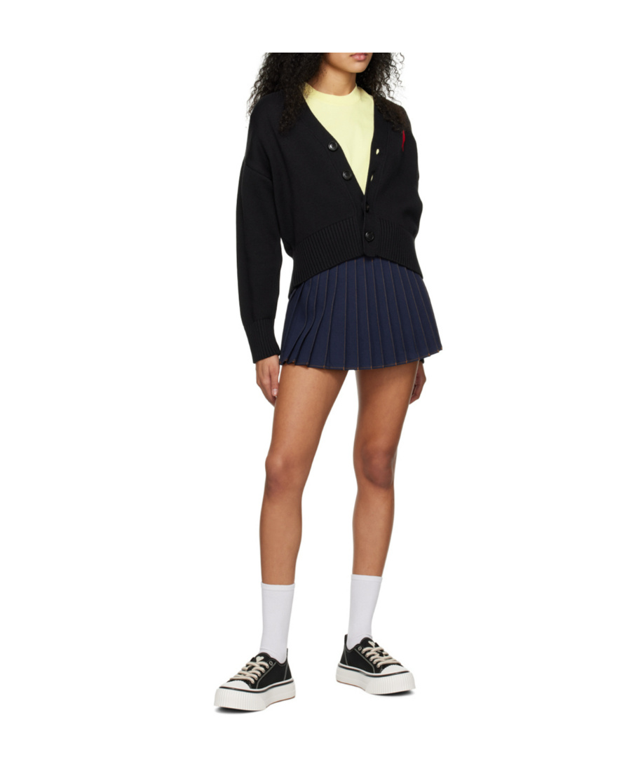 AMI ALEXANDRE MATTIUSSI DENIM MINISKIRT