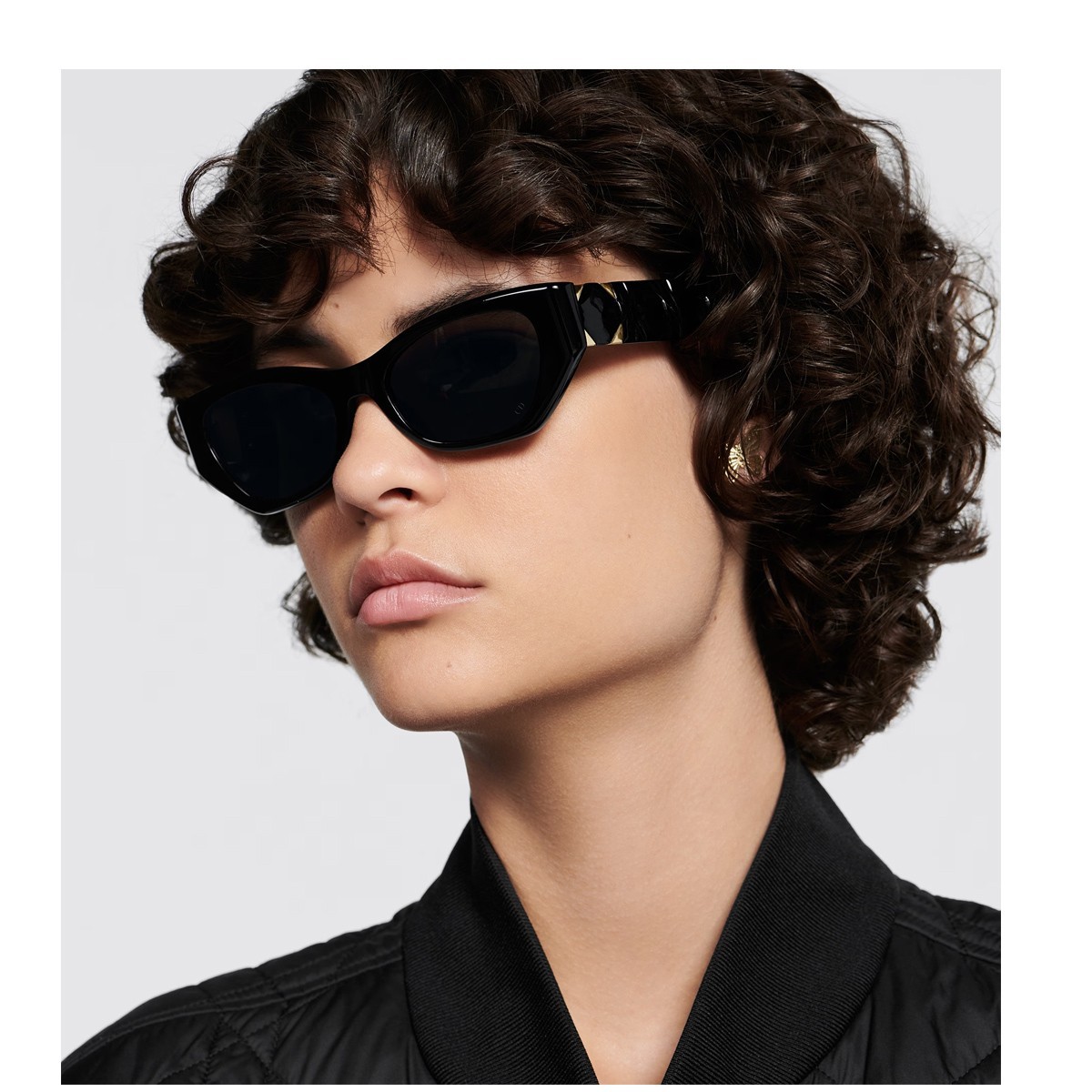 Dior Eyewear Cat-eye Frame Sunglasses In Black