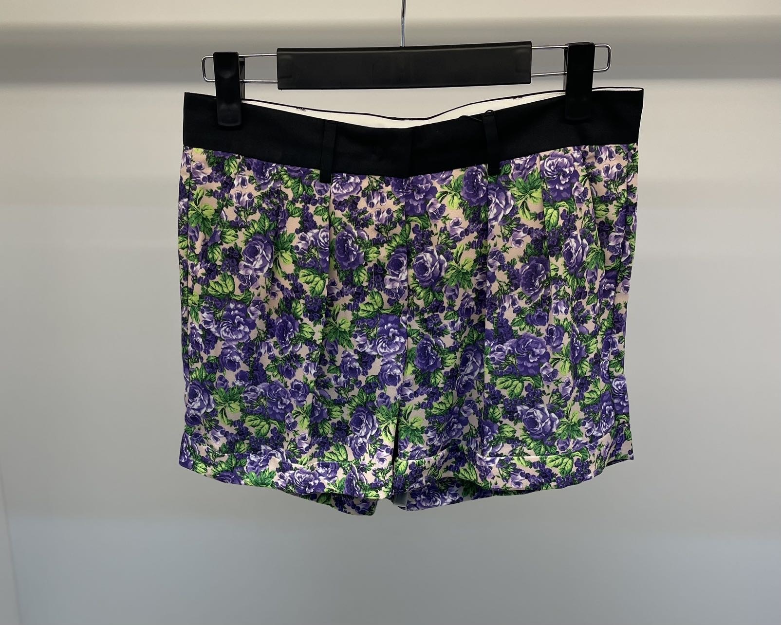 Max Mara Pattern Shorts In Multicolor