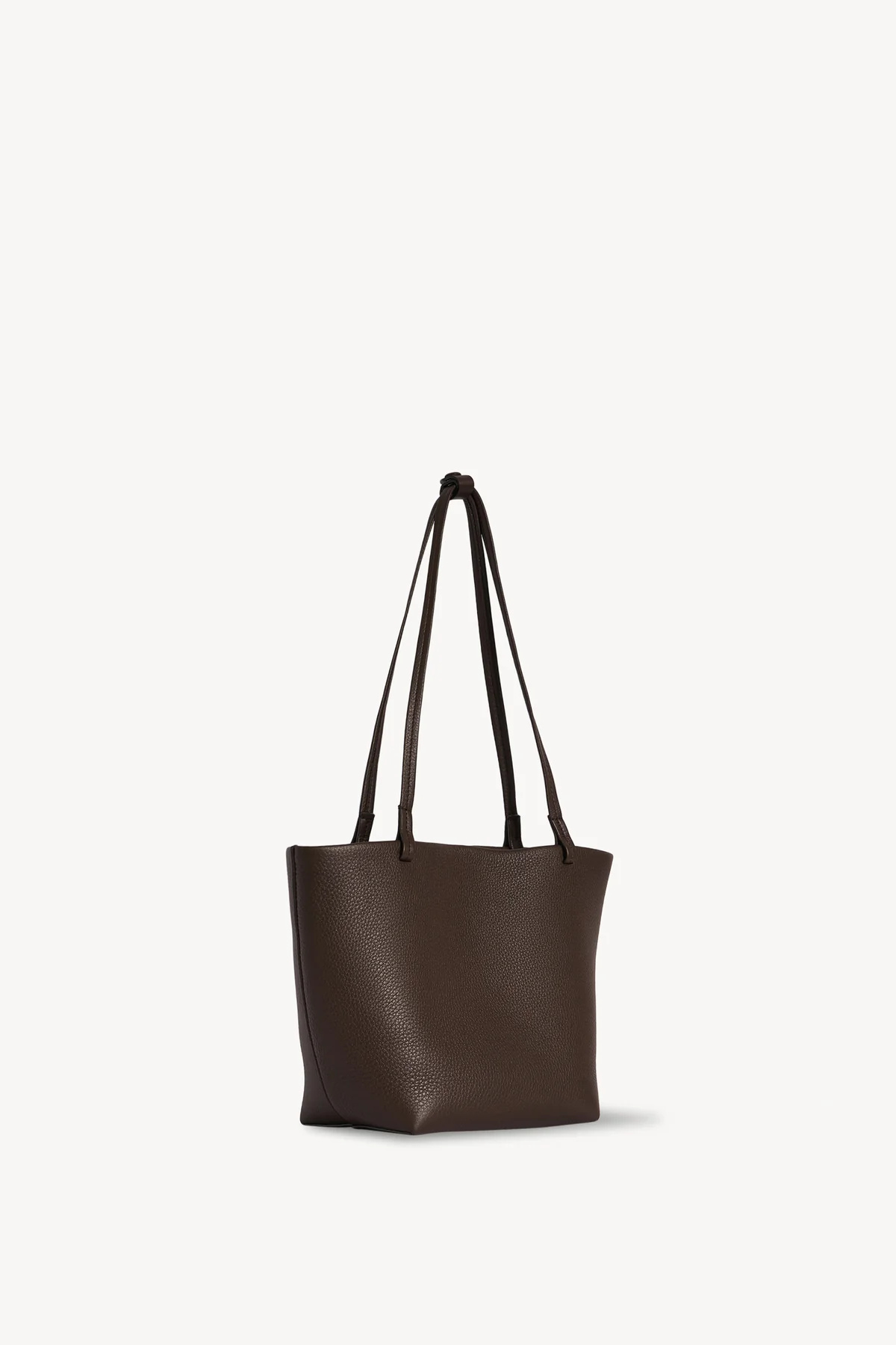 The Row Medium Park Tote Bag In Leather In Brown