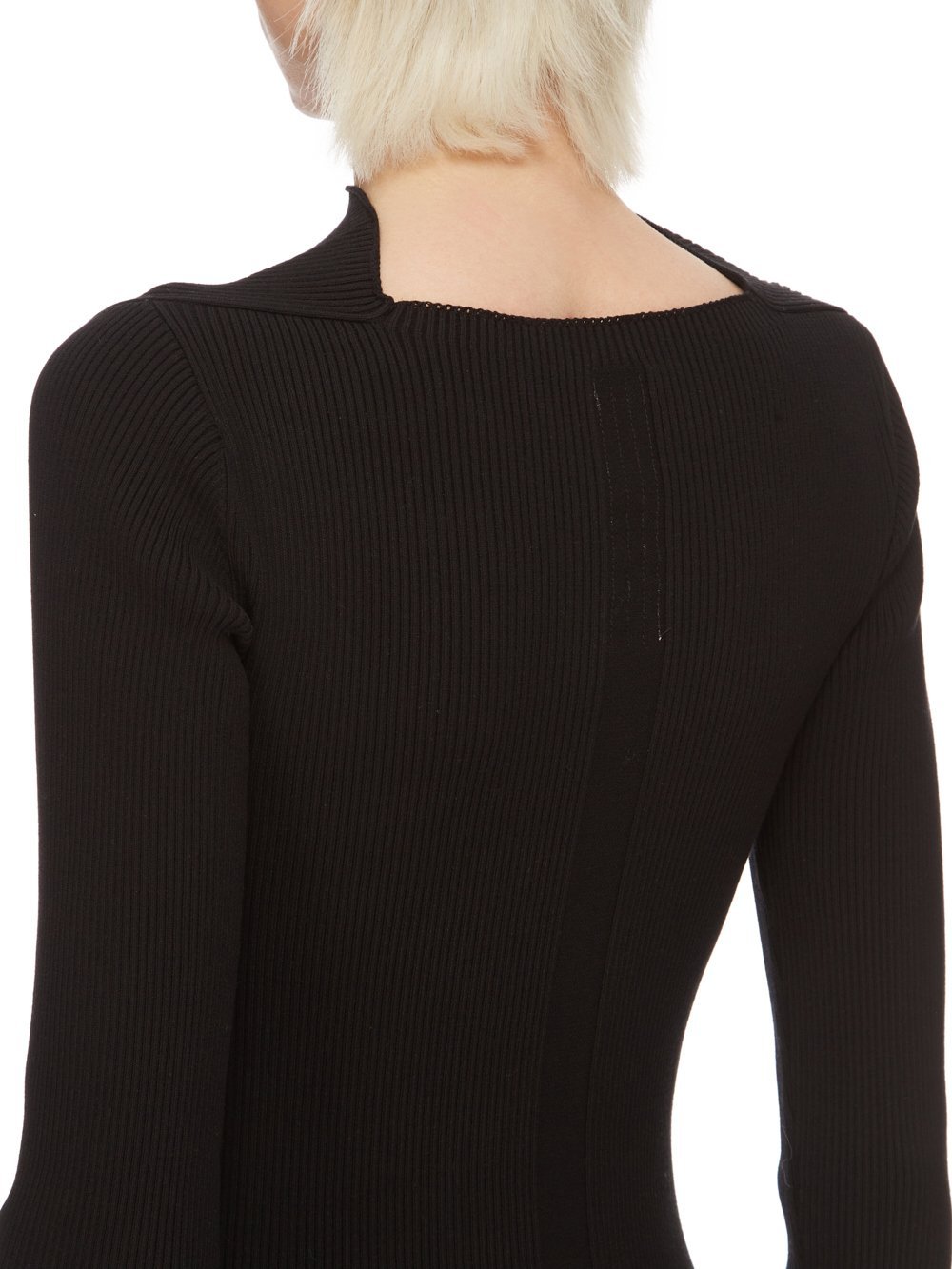 Rick Owens Drkshdw Long-sleeved Sweater In Black
