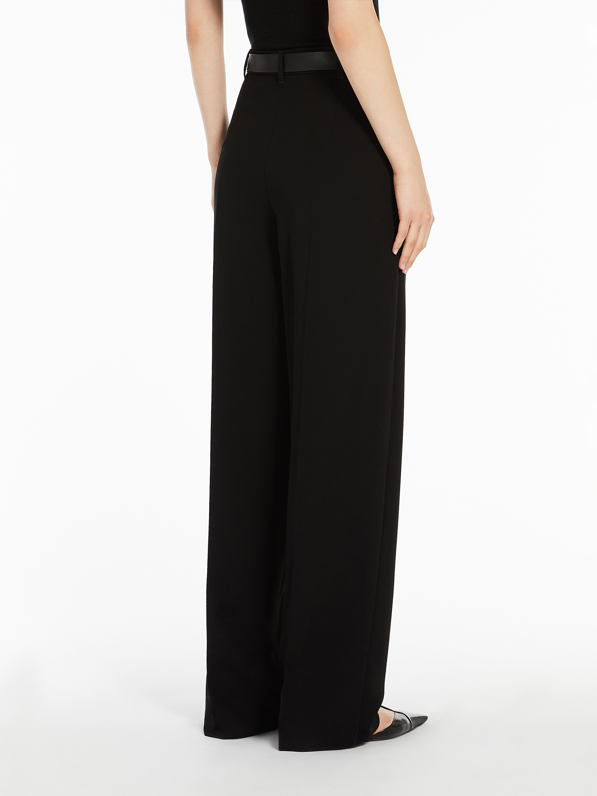 Max Mara Studio Raid Trouser Black In Black