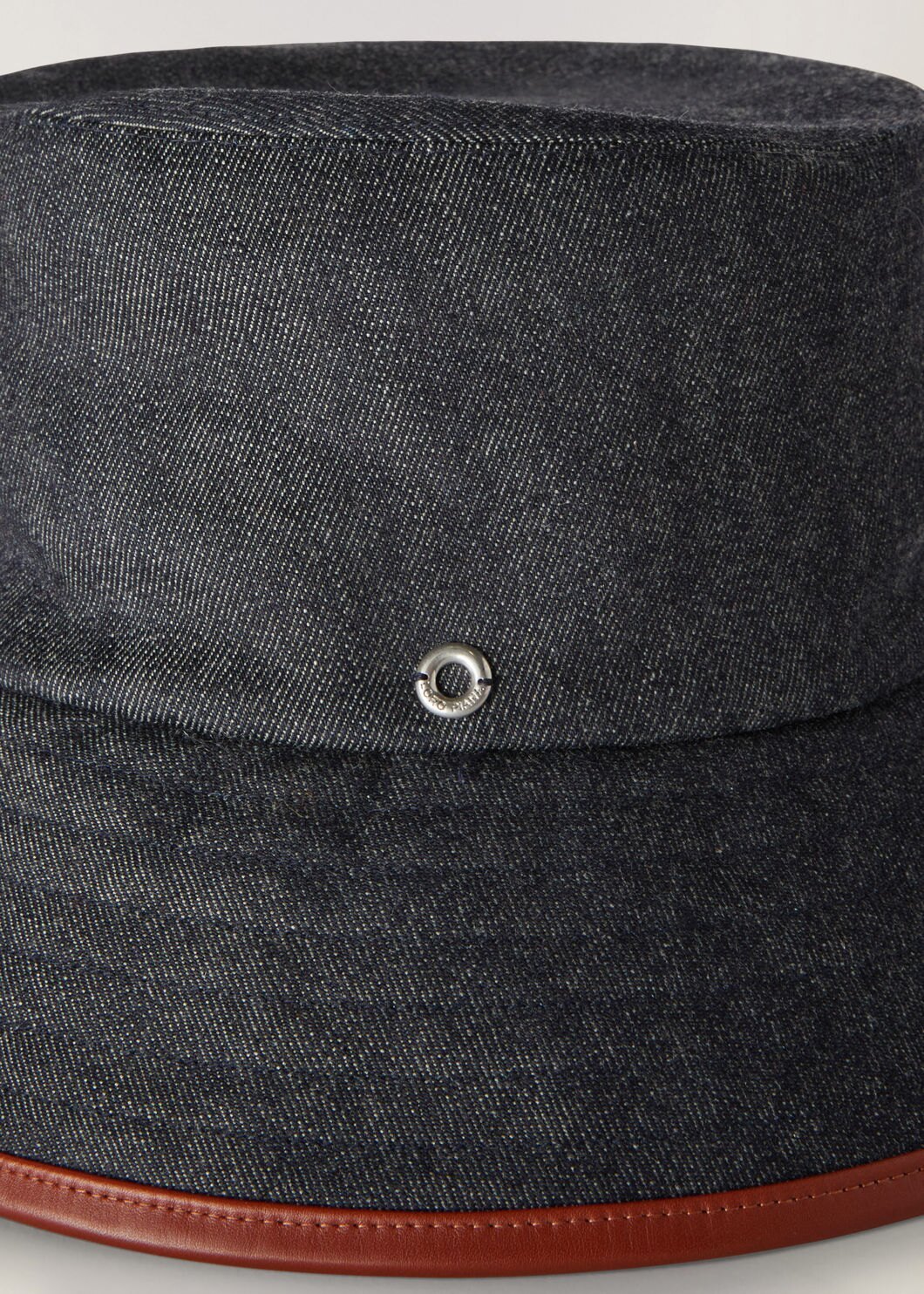 LORO PIANA CASHMERE DENIM FISHERMAN HAT