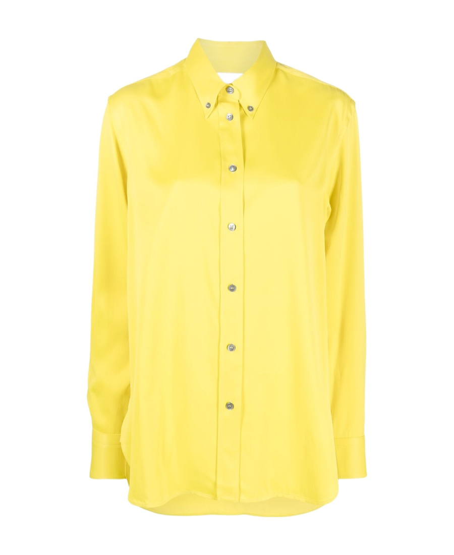 Studio Nicholson Bissett Button-down Shirt In Yellow