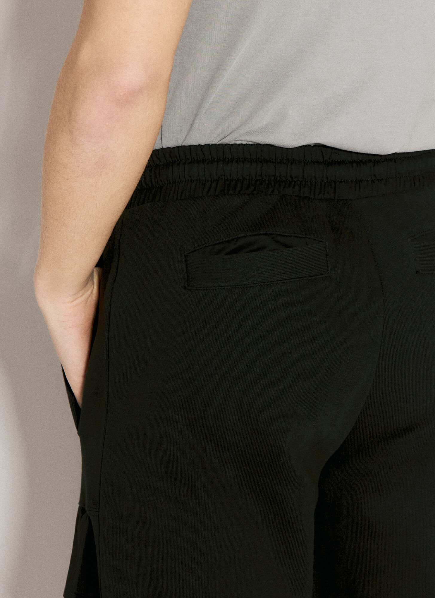 Entire Studios Black Cargo Sweatpants With Drawstring In Black