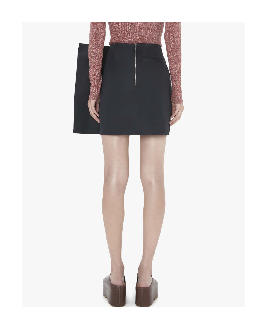 Jw Anderson Side-panel Mid-rise Miniskirt In Black