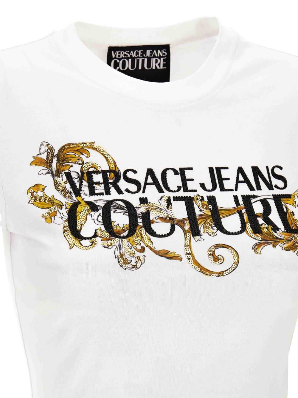 Versace Jeans Logo-print T-shirt In White