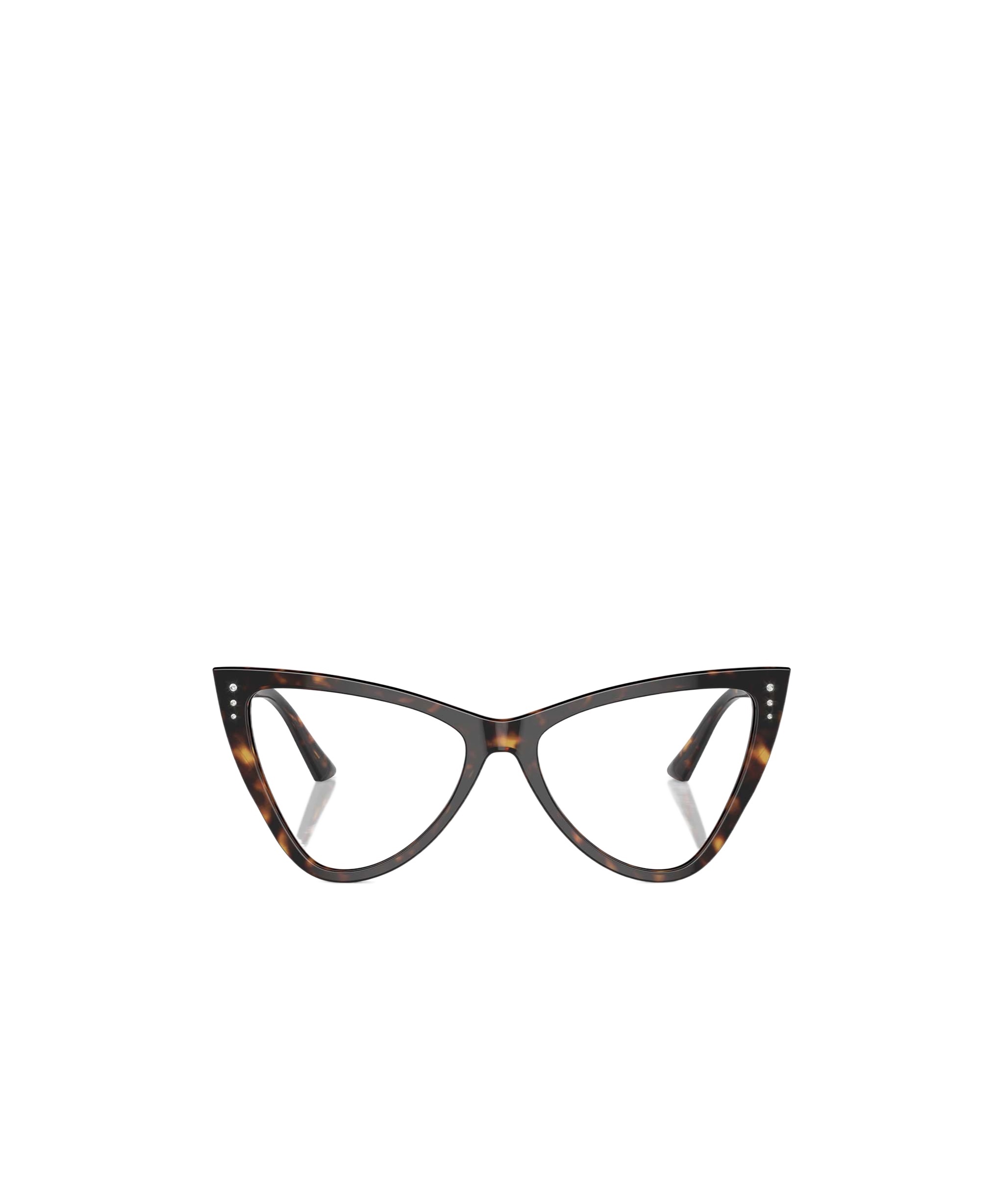 Jimmy Choo Eyewear Triangle Frame Glasses In Black