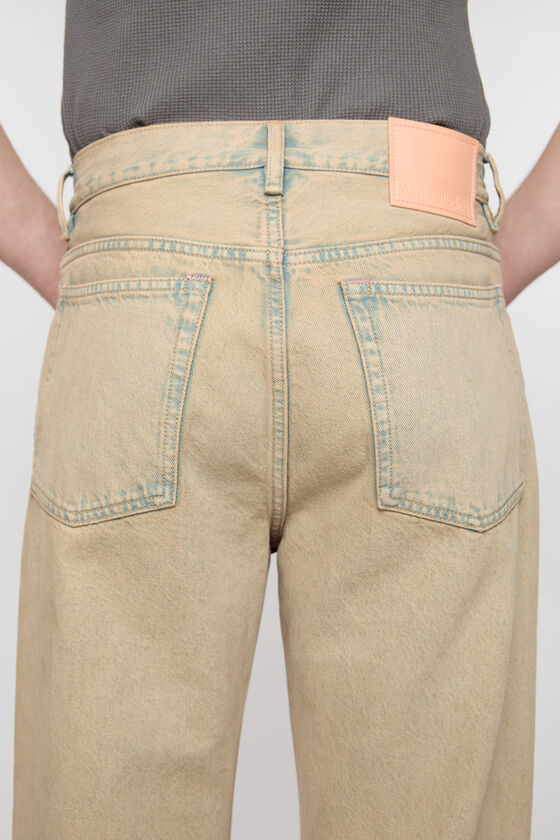 Acne Studios 1991 Toj Straight Denim Jean In 14l Light Sand