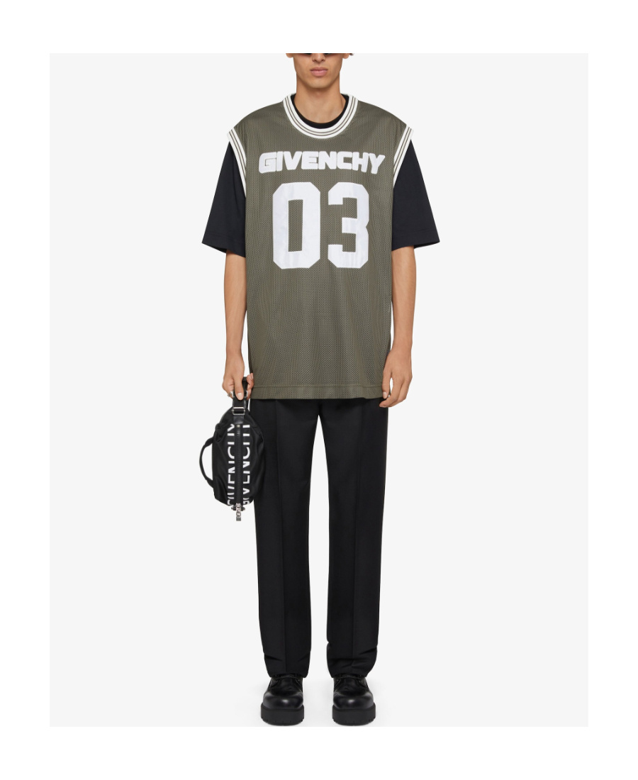 Givenchy Logo-print Cotton T-shirt In Green
