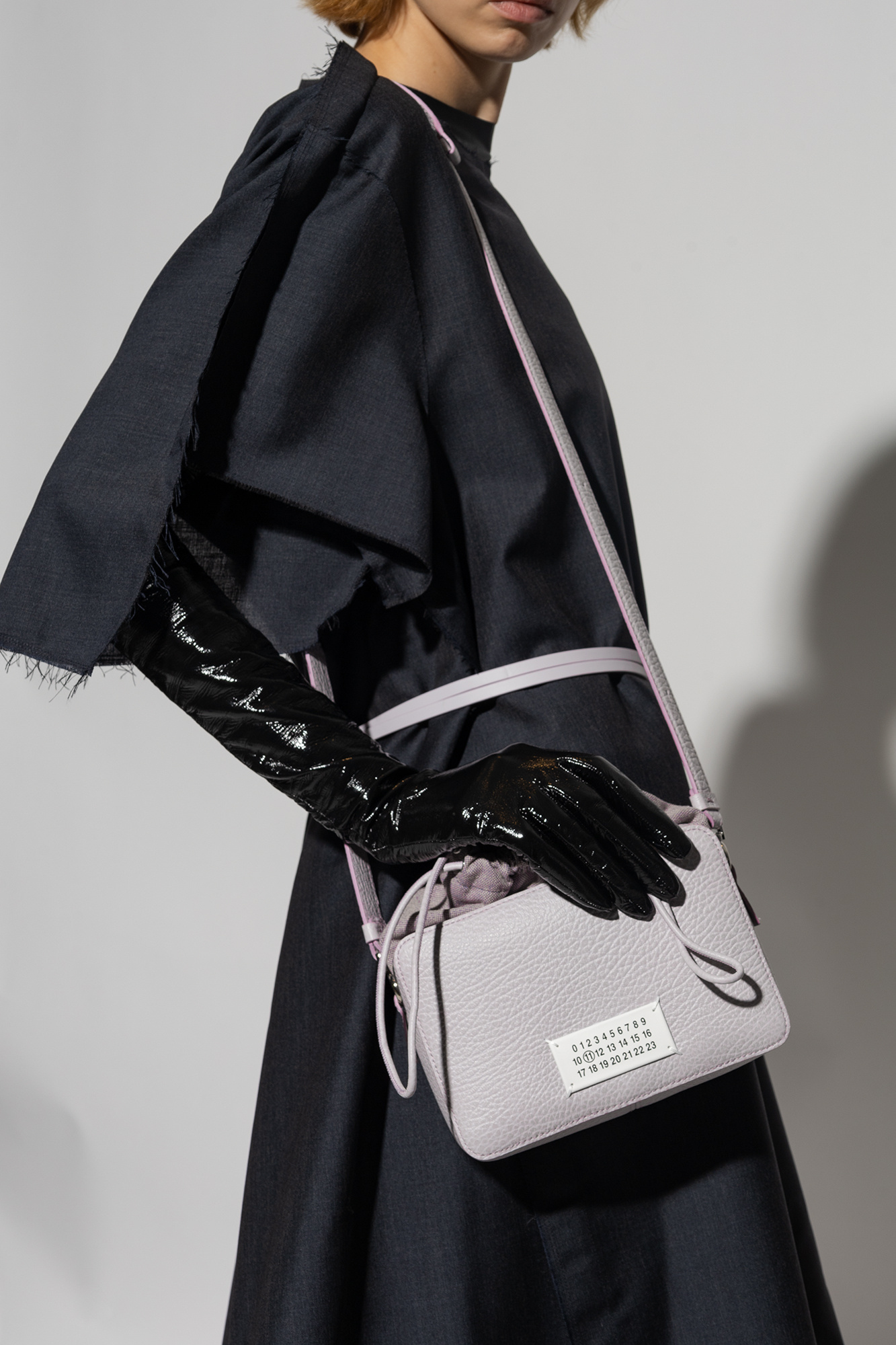 Shop Maison Margiela 5ac Classique Baby Shoulder Bag In Gray