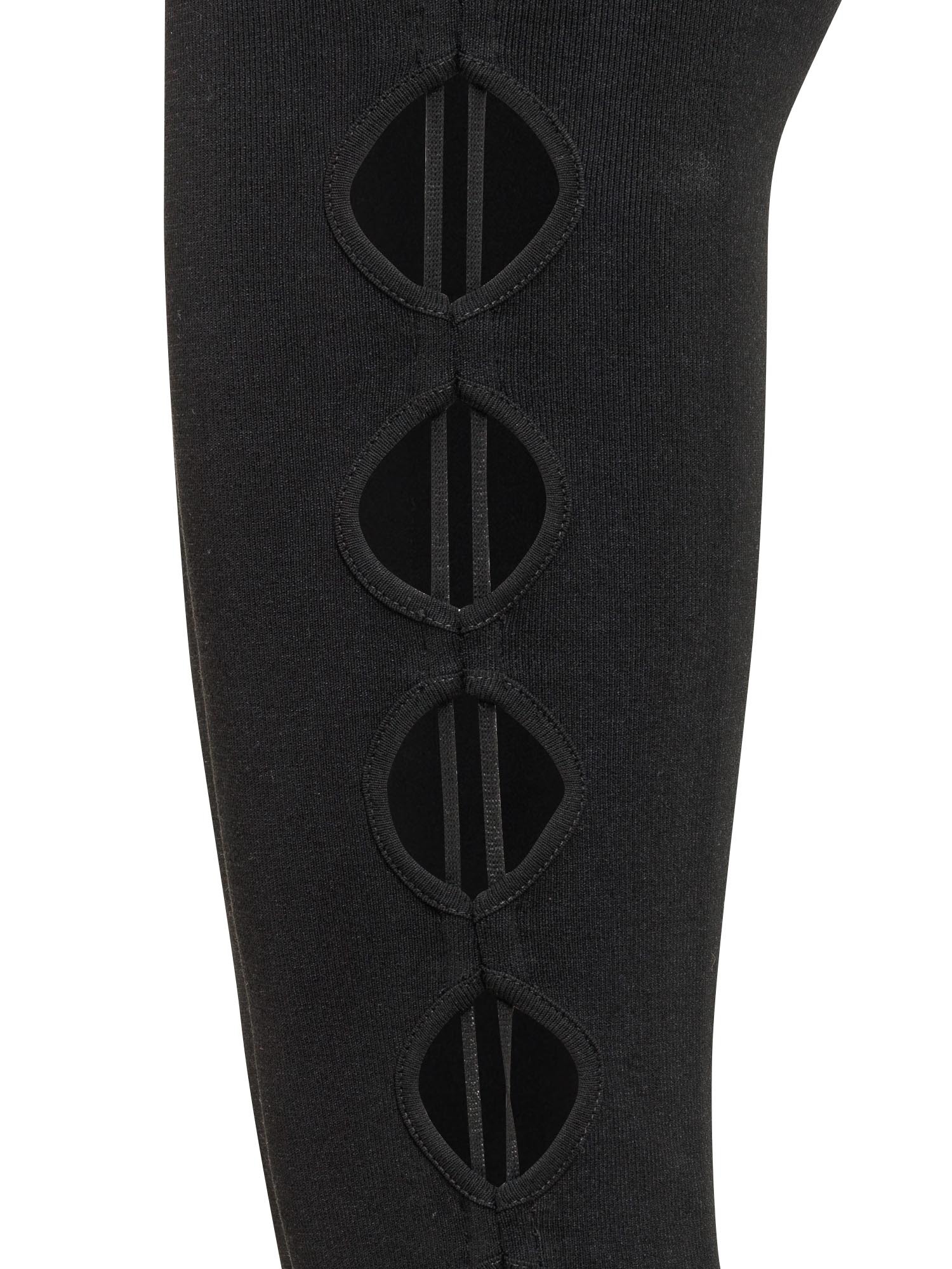 Andreädamo Andreādamo Cut Out Pantalones In Black