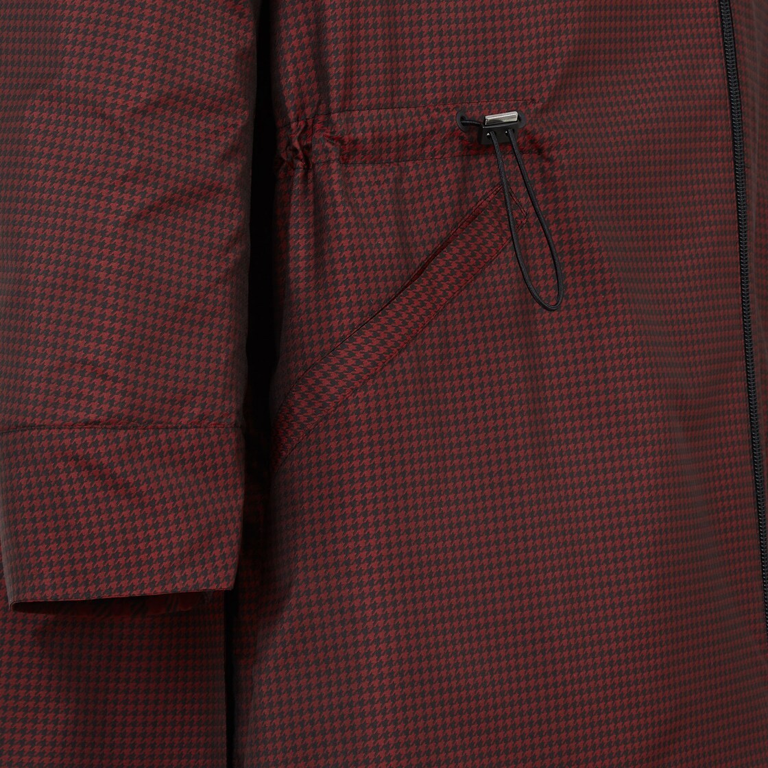 Fendi Reversible Drawstring Hooded Parka In Brown