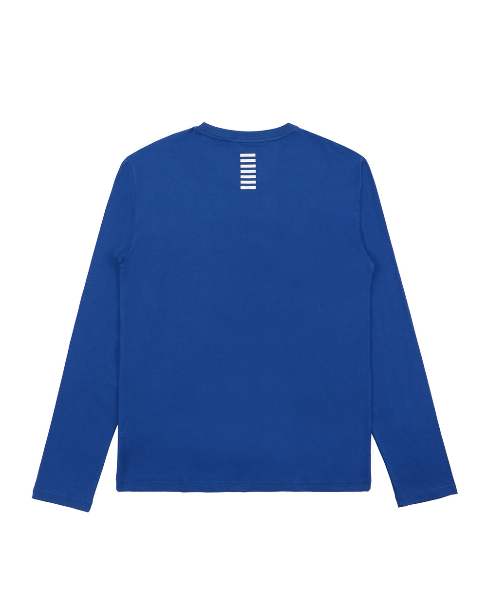 Ea7 Round Collar Logo T-shirt In Blue