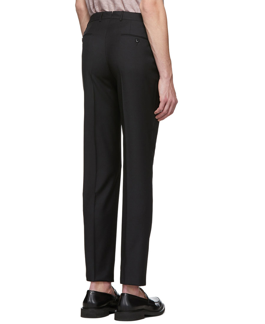 Zegna Straight Casual Pants In Black