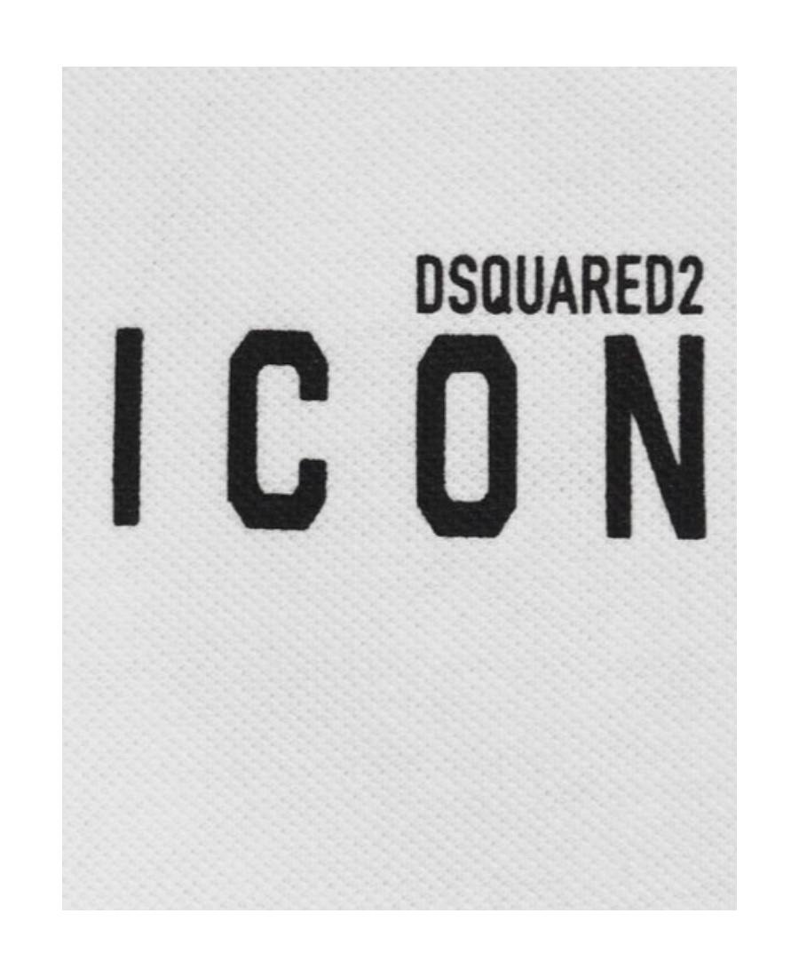 Dsquared2 Icon Polo Shirt In White