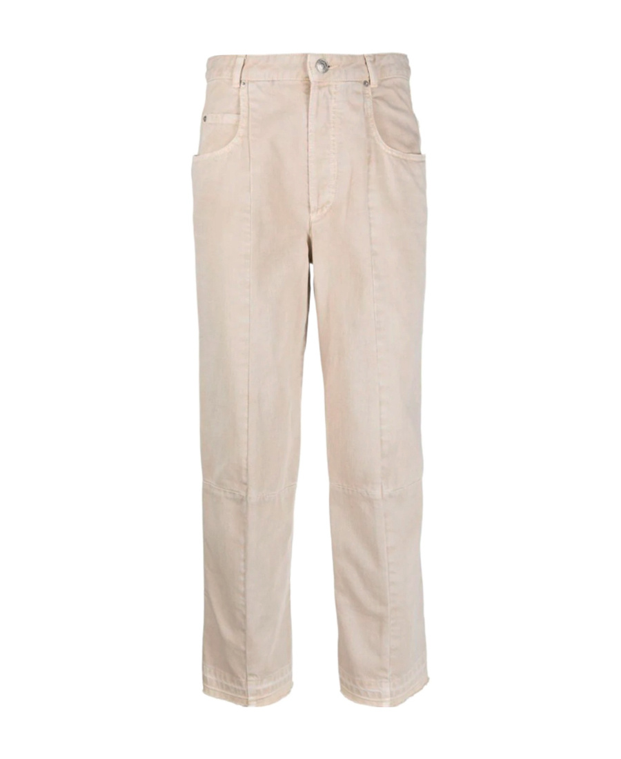 ISABEL MARANT BELT RING DENIM TROUSERS