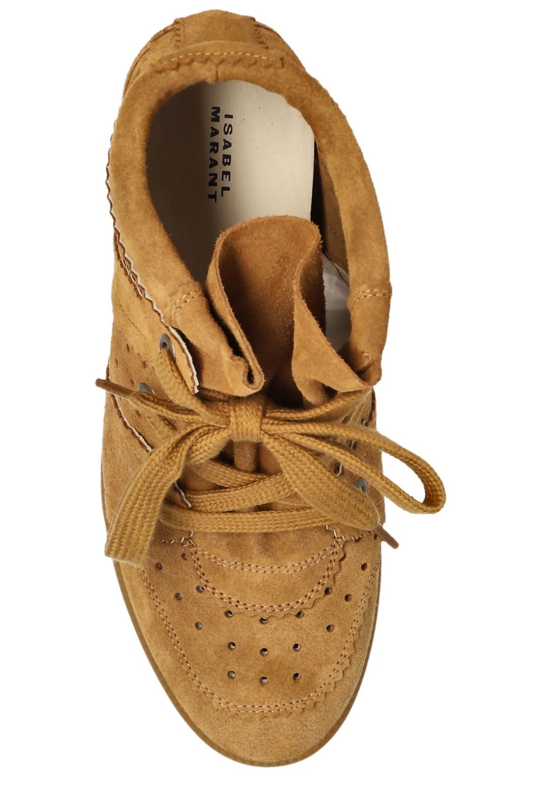 Isabel Marant Bobbie Wedge Sneakers In Brown