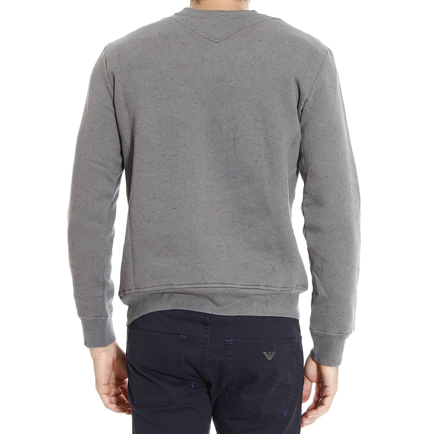 Just Cavalli Printed Sweater In Black