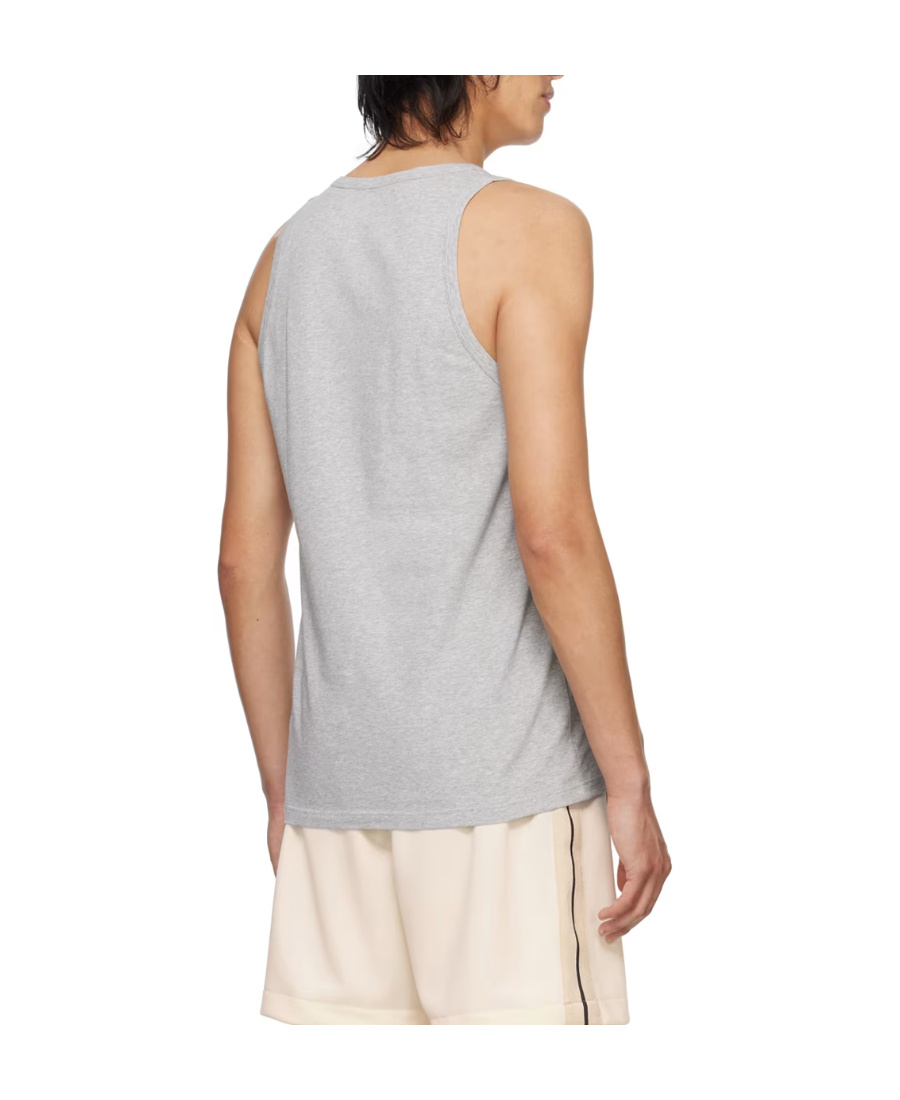 Palm Angels Essential Simple Vest In White