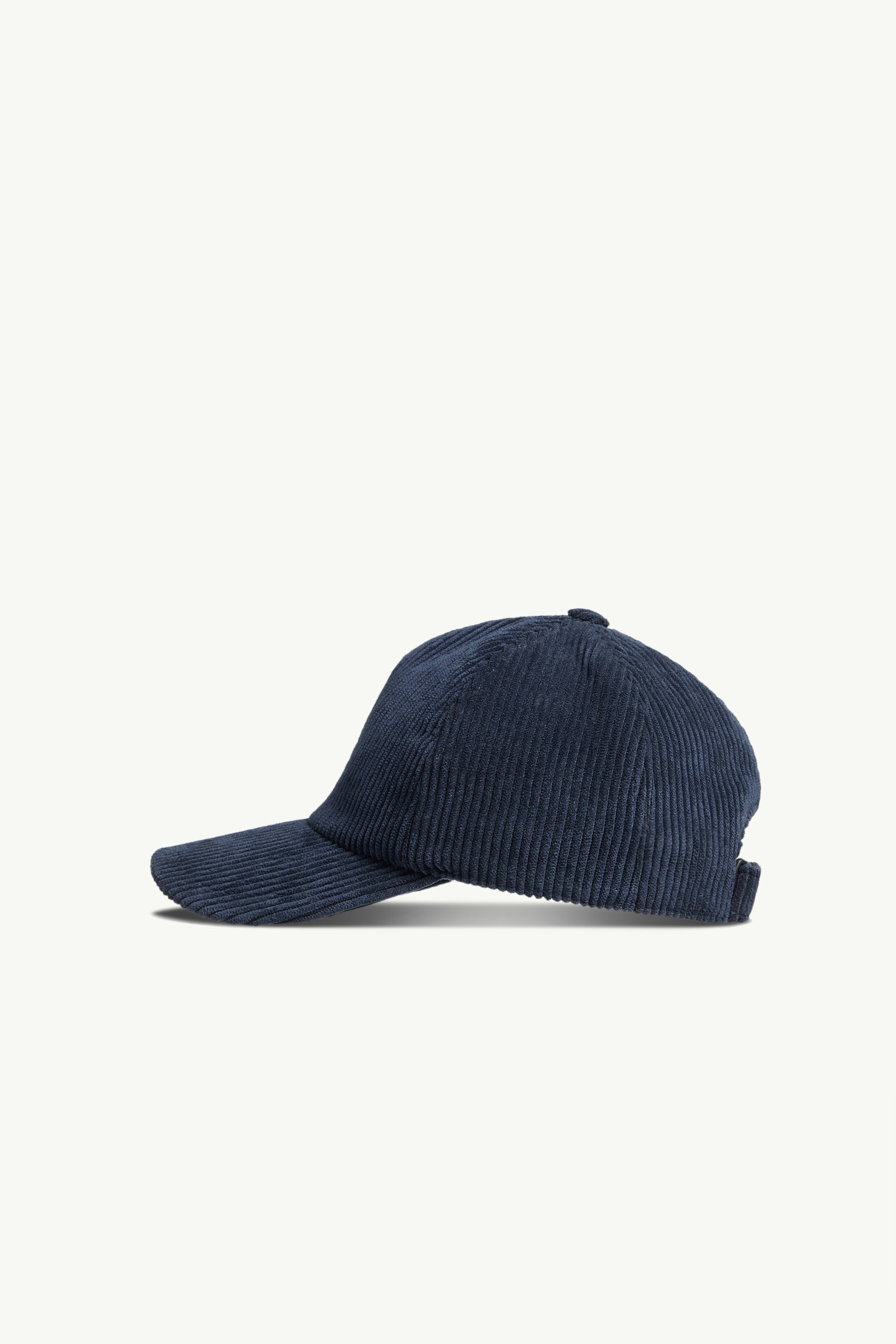 Moncler Corduroy Basketball Cap In Blue