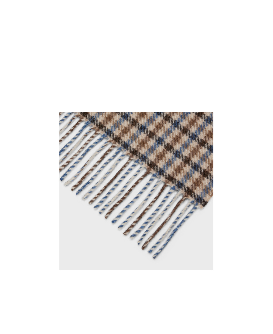 Celine Scarf In Houndstooth Cashmere