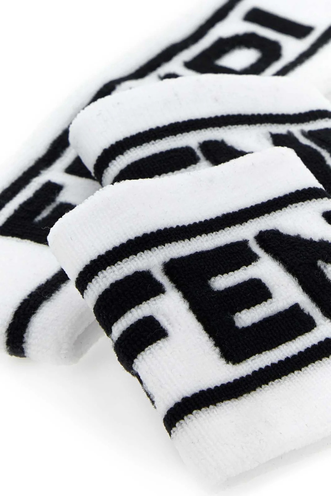 Fendi Headband And Wristband Set In White