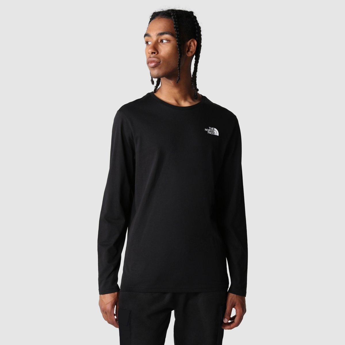 The North Face Evolution Oversized Crewneck Sweatshirt In Black