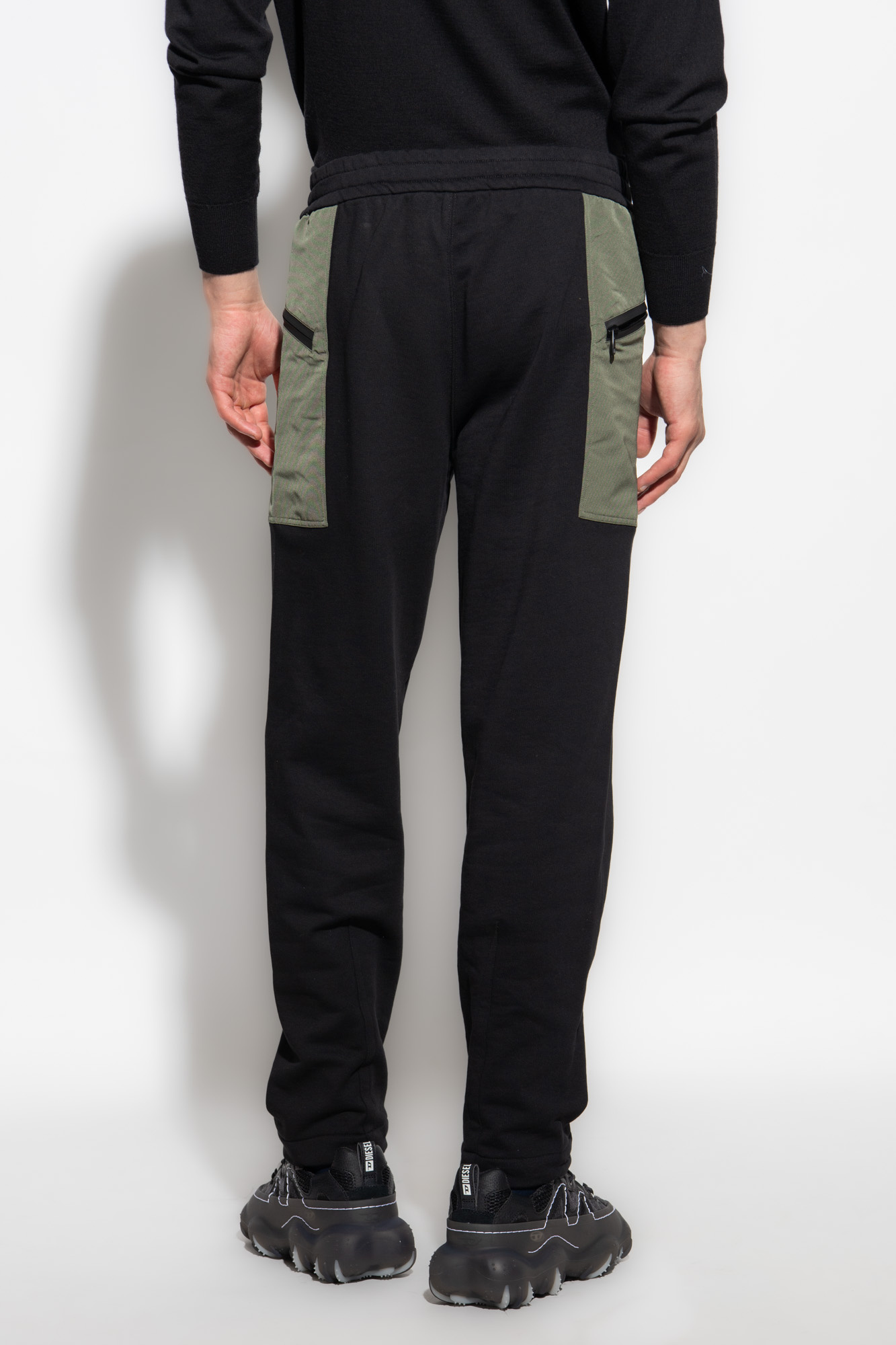 Alexander Mcqueen Logo-print Straight-leg Track Pants In Black
