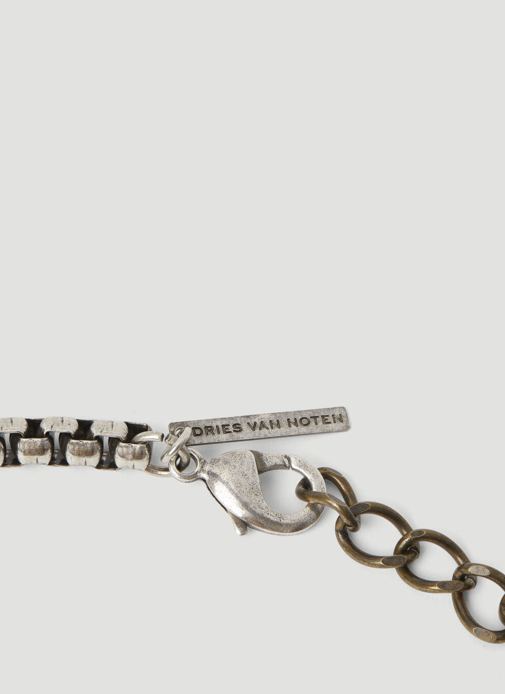 Dries Van Noten Chain Necklace In Multicolor