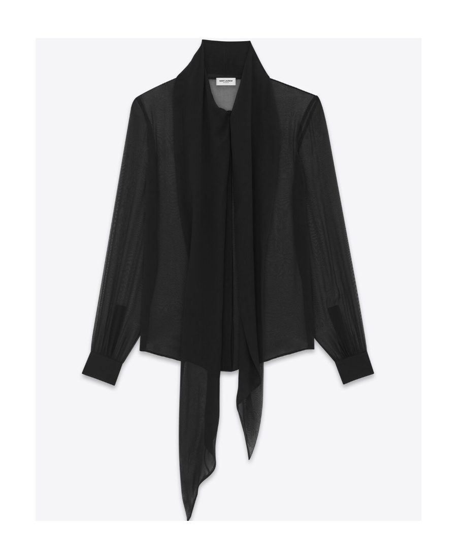 Saint Laurent Top Clothing In Black