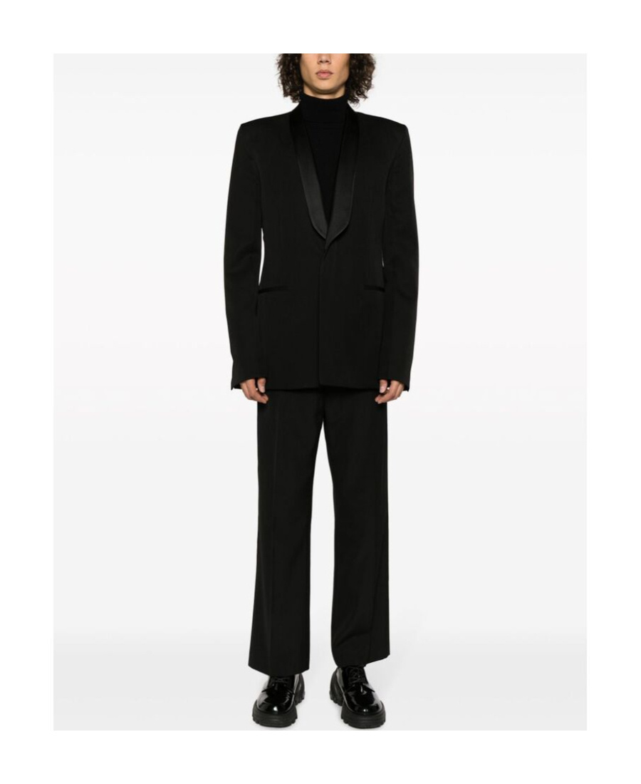 Givenchy Wool Tuxedo Jacket In Black