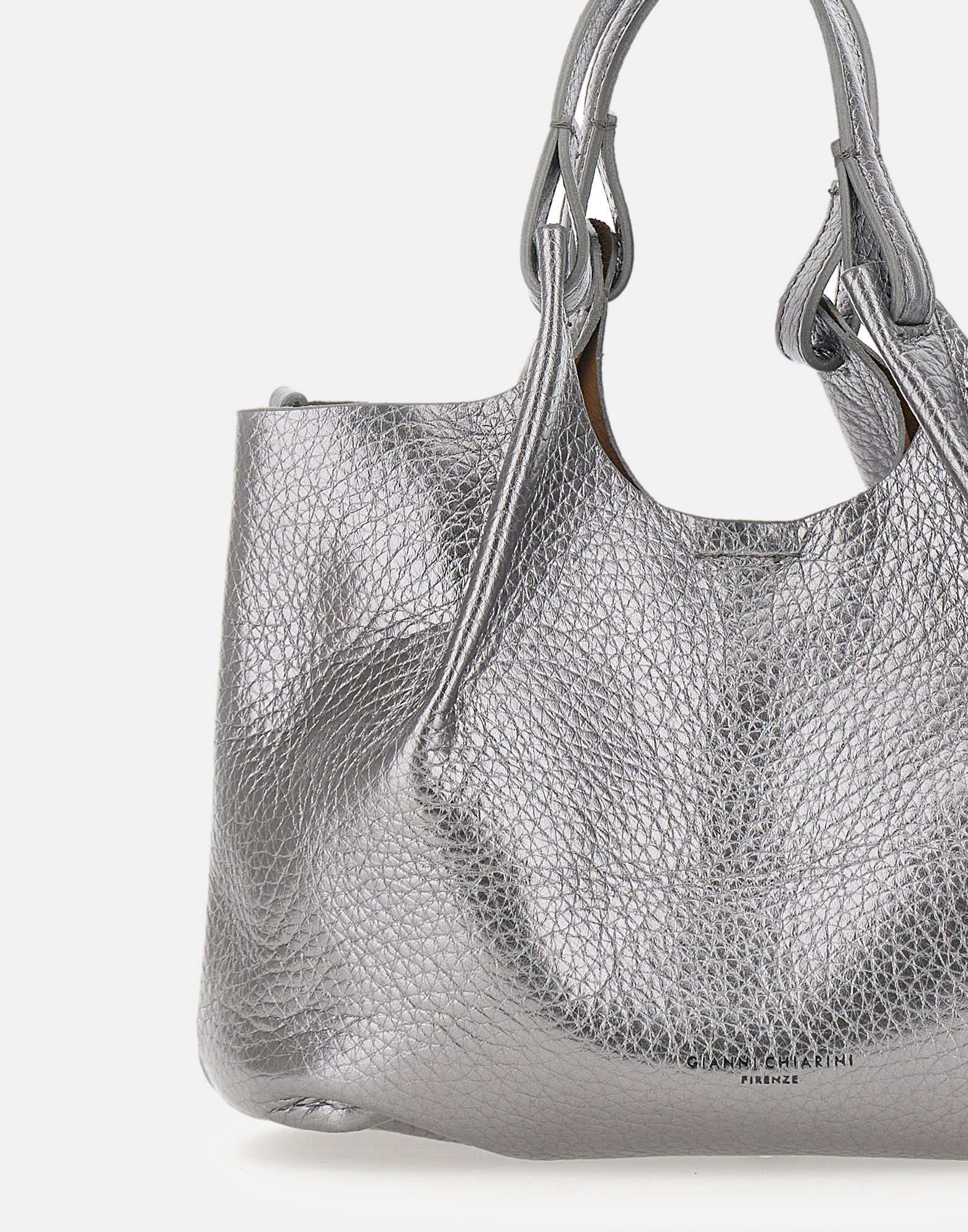 Gianni Chiarini Dua Tote Bag In Gray