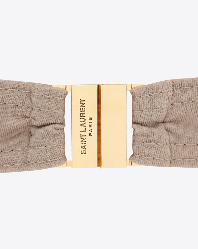 Saint Laurent Triangle-cup Bikini Top In Nude