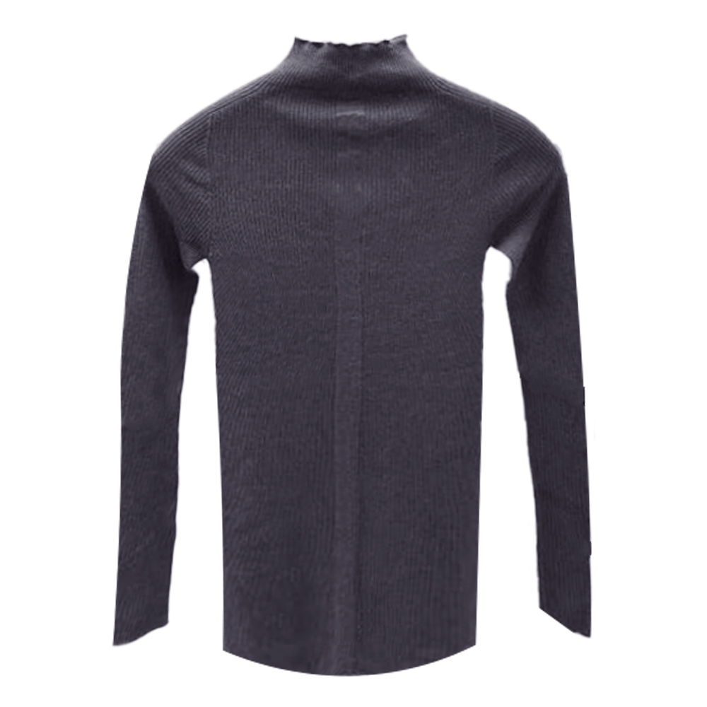 Rick Owens High-necked Slim Pullover In Black