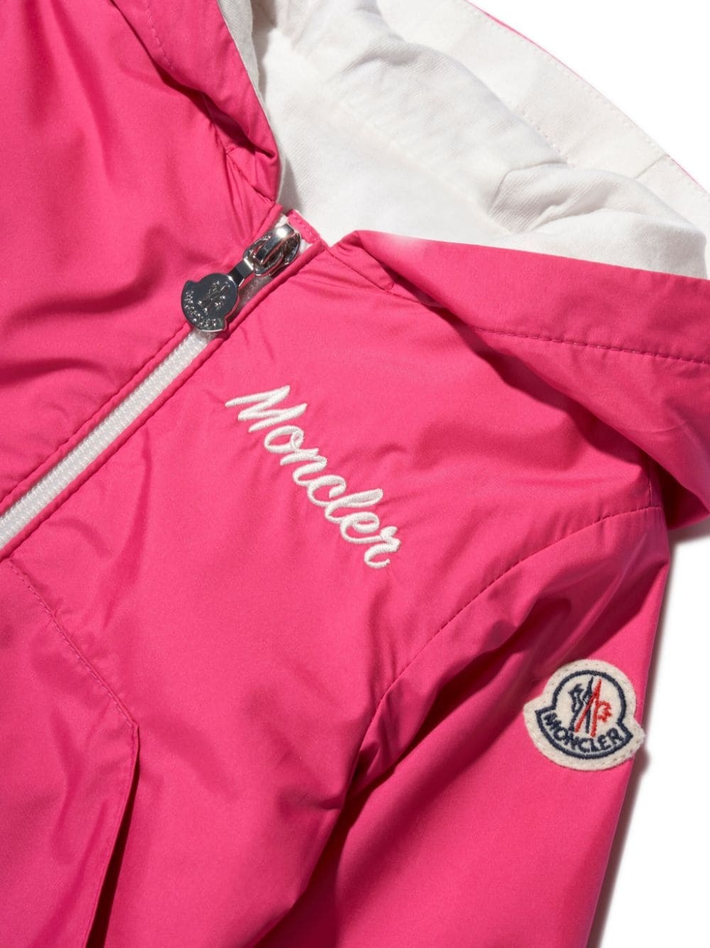 Moncler Long-sleeved Jacket In Pink