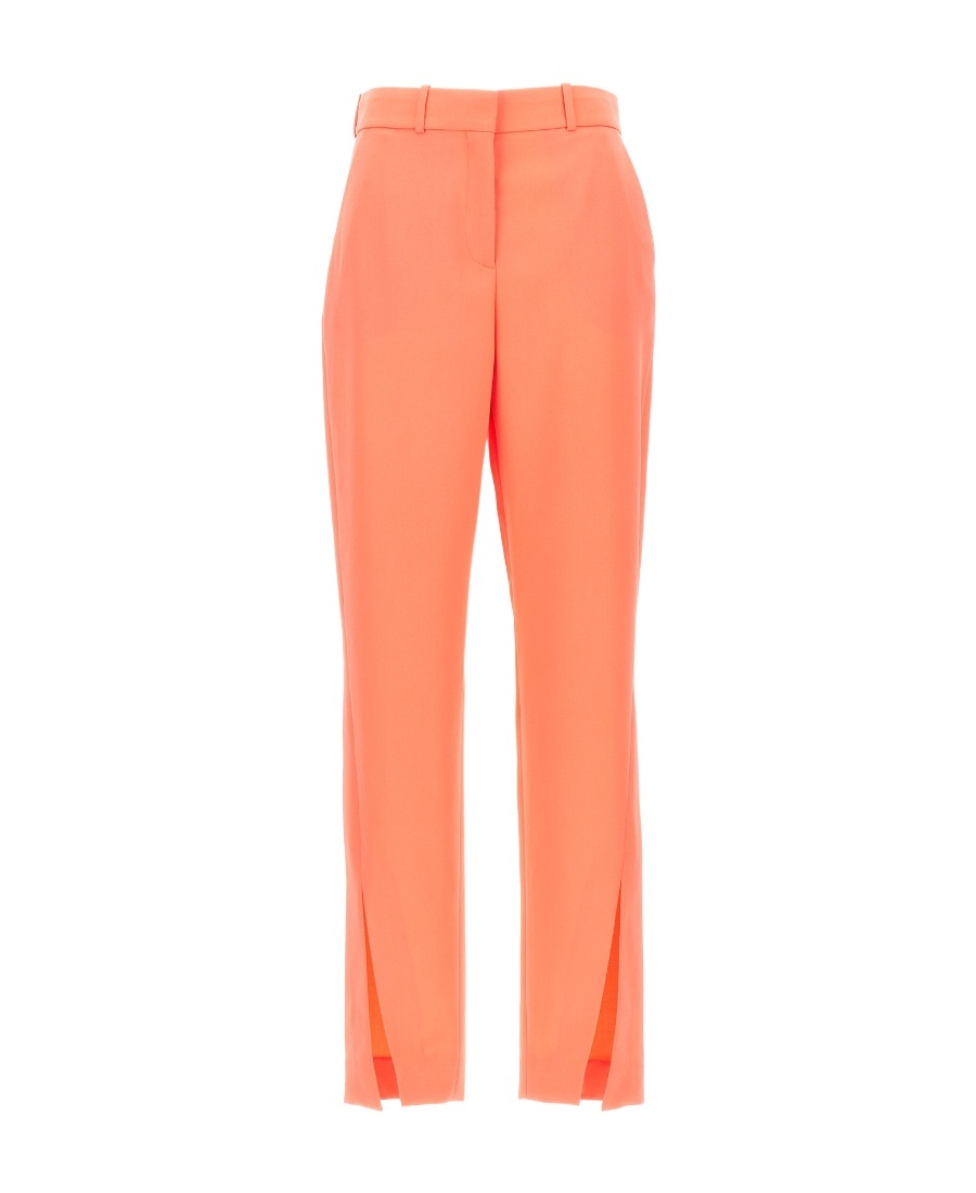 Balmain Pink Side Slits Pants In Pink