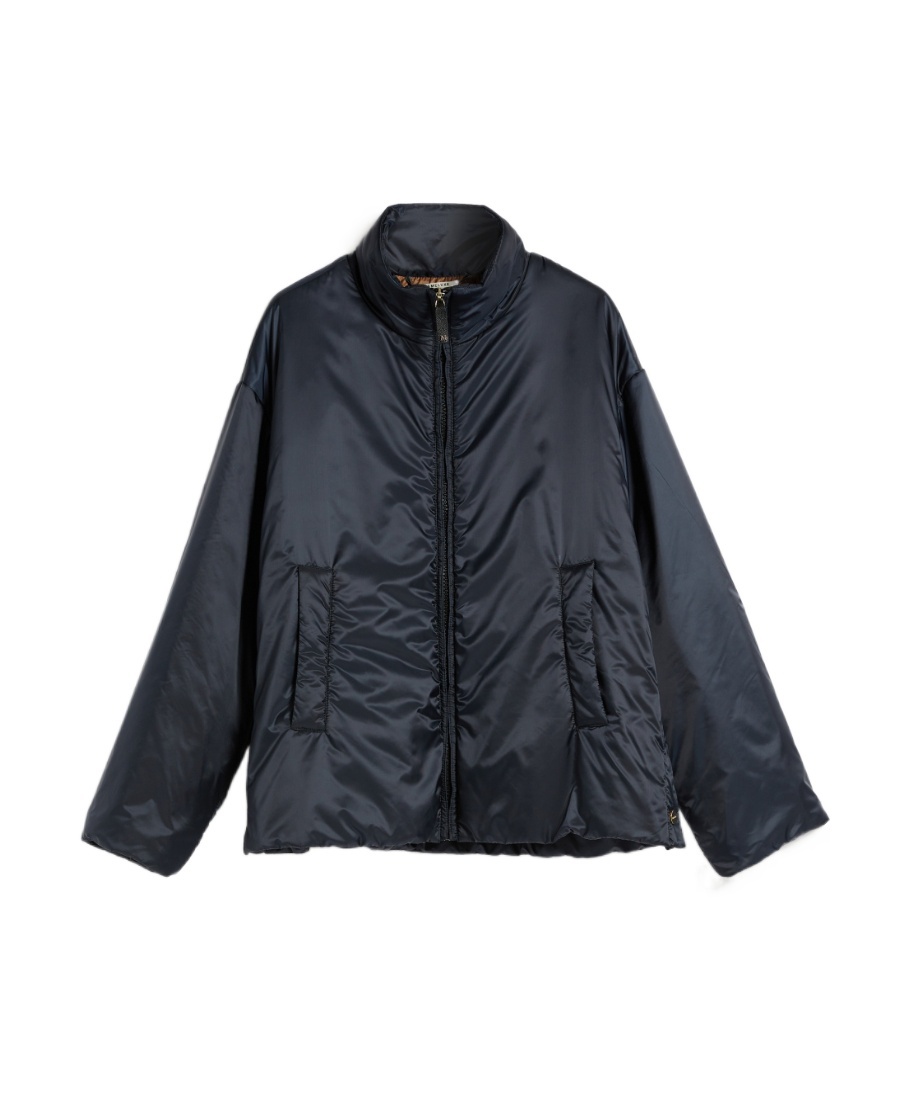 Max Mara Zipper Casual Jacket In Black