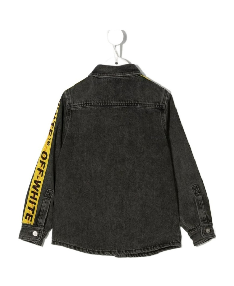 Off-white Side Logo-print Detail Shirt In Black