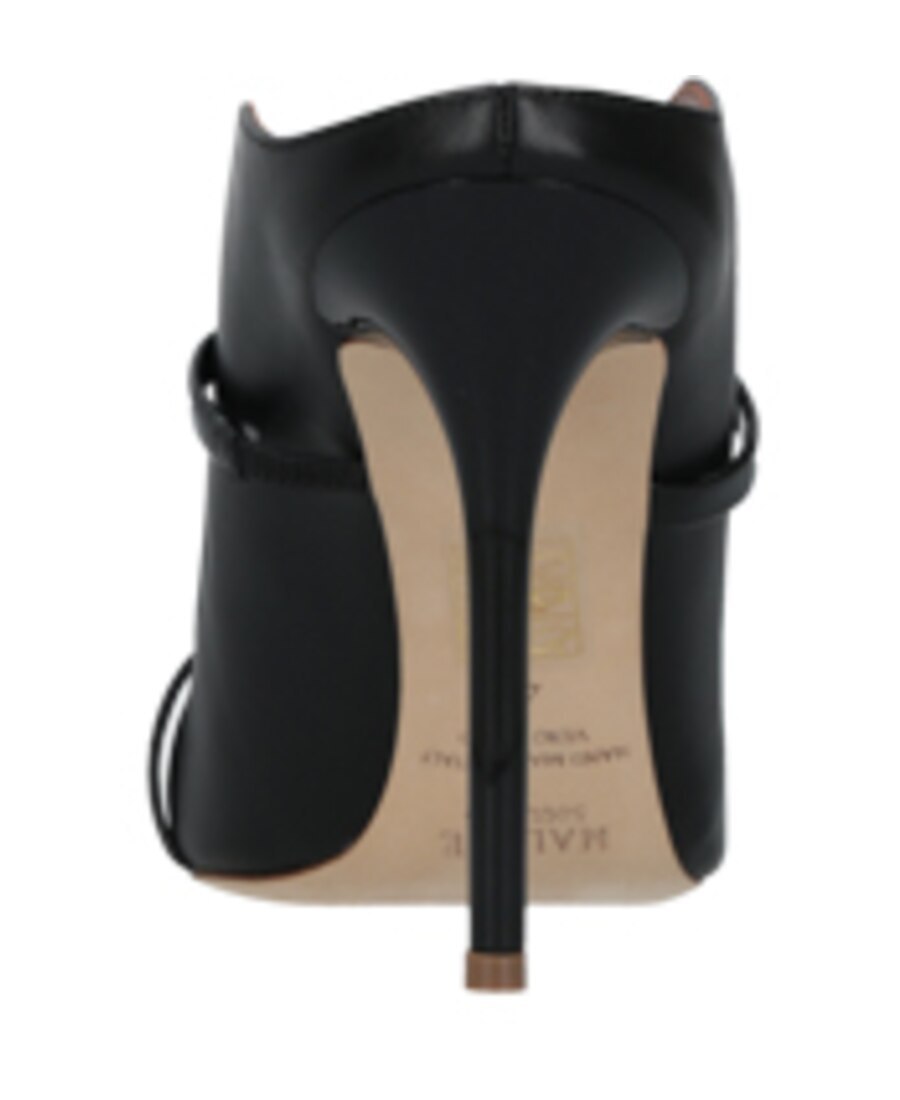 Malone Souliers Pointed Toe Mules With Glossy Strap Details In Animal Print