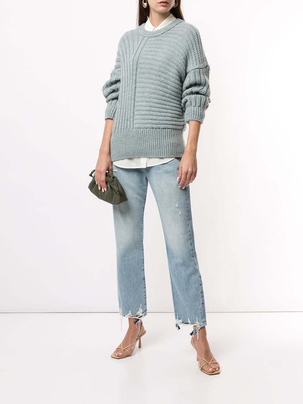 FRAME LE ORIGINAL RIPPED JEANS 
